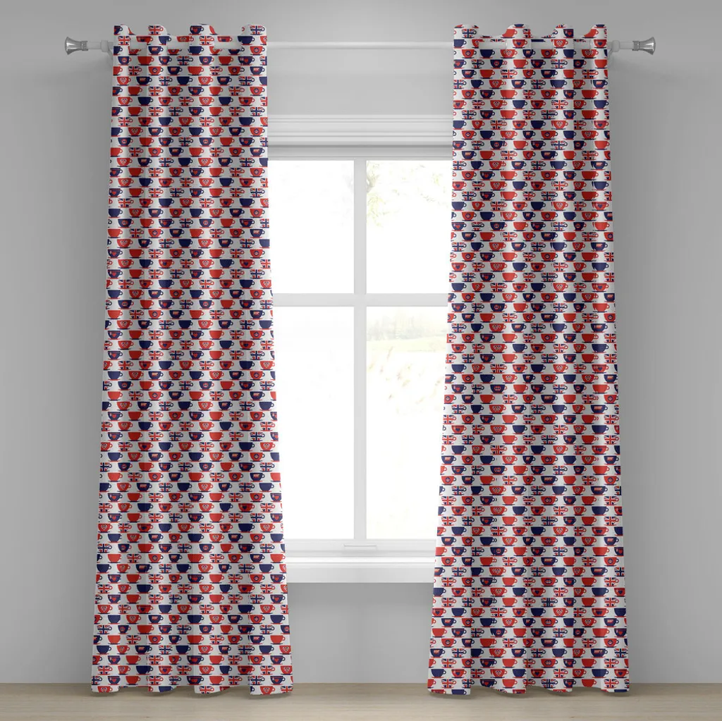 Set 2 Tende London ABAKUHAUS 280x225cm - Facile Lavaggio e Montaggio