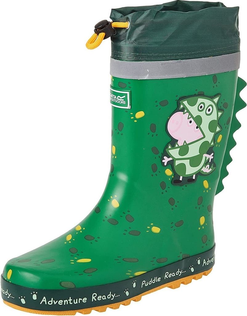 Regatta - Kinder Gummistiefel "Puddle", "Peppa Pig" RG6330 (36 EU) (Grün)