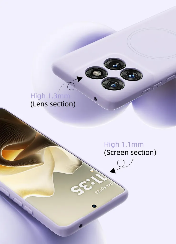 Cover MagSafe Motorola Edge 60/60s: Silicone Anti-Shock Blu - 5