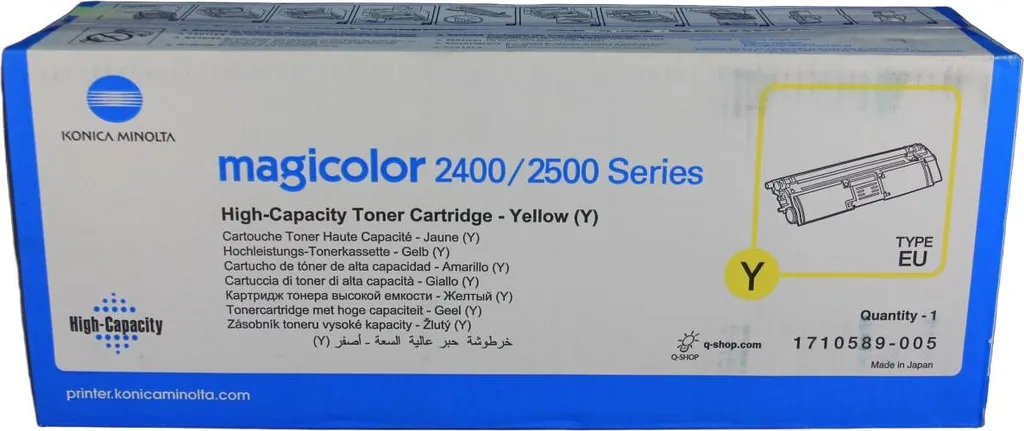 Toner Jaune Magicolor A00W132 Idéal pour Impressions Professionnelles