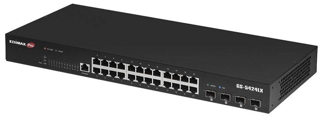 EDIMAX Switch Pro 28x GE GS-5424LX Rackmount