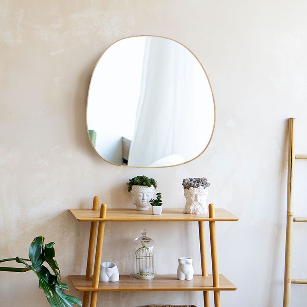 Milton & Oldbrook Wandspiegel, 80 x 80 cm, Varna hout Productafbeelding 