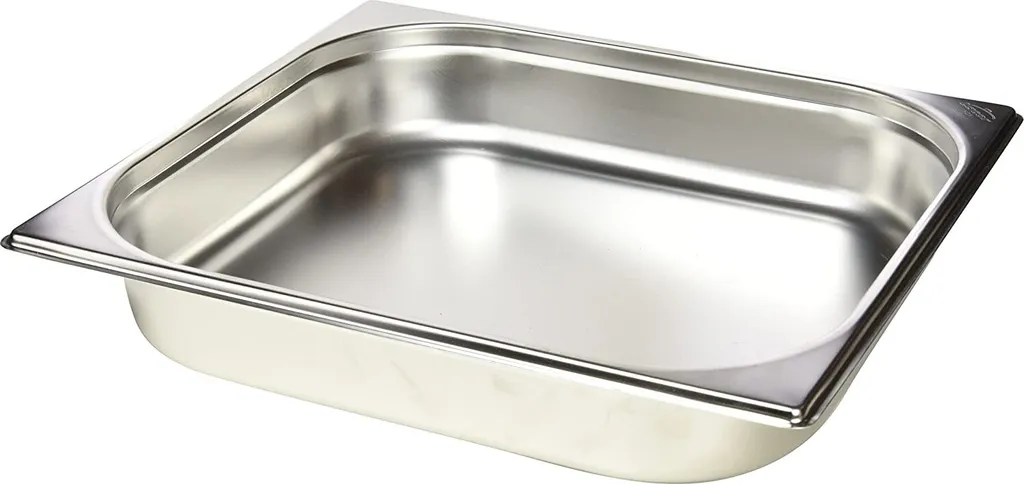 Plat de Cuisson Inox GN 2/3 Lacor pour Four et Conservation 65mm
