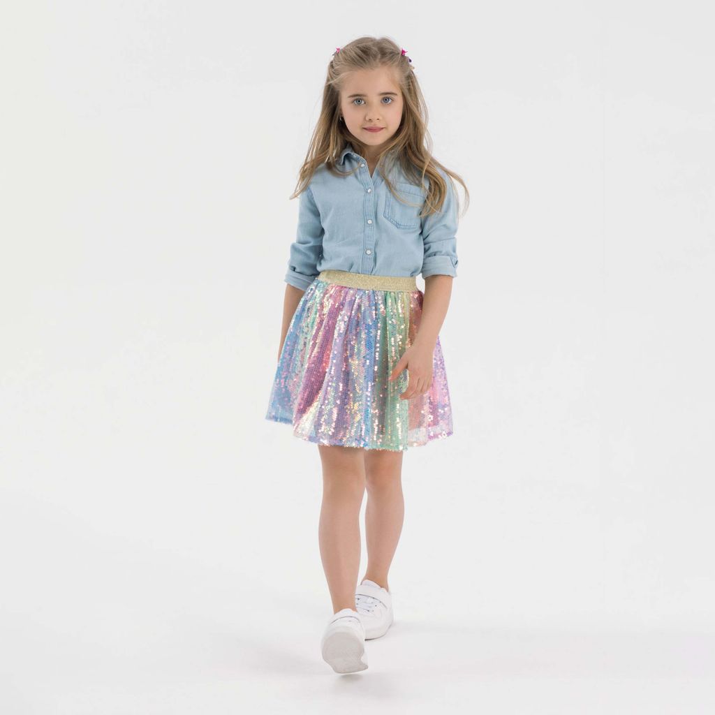 Minoti Rock elastisch Multicolor Gr. 164 für Mädchen