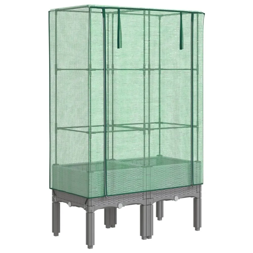 Letto Rialzato con Serra Rattan 80x40x140 cm | Prezzo Imbattibile