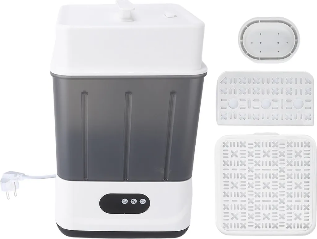 Sèche-biberons électrique à vapeur double couche pour 12 biberons UE
