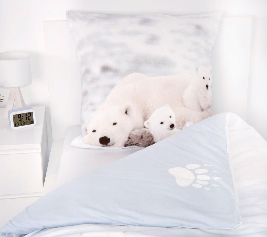 Set di biancheria da letto con orso polare 135 x 200 cm 80 Immagine del prodotto 