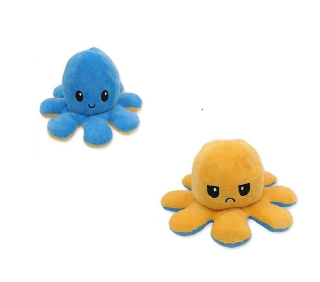Spielzeug Flip-Plüschtier Octopus Toy Doppelseitiges Wendepuppe Stofftierpuppe 