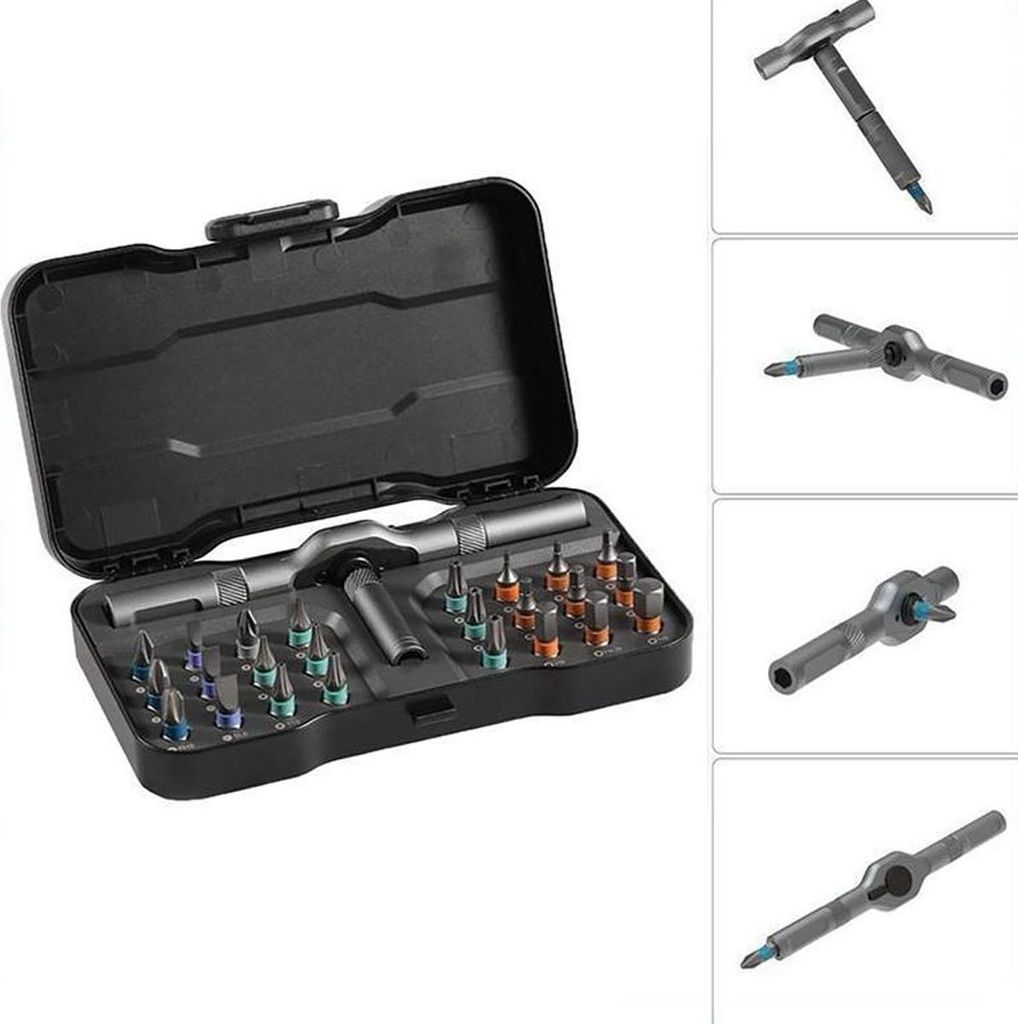 24 in 1 Schraubendreher Set mit umschaltbaren Produktbild 
