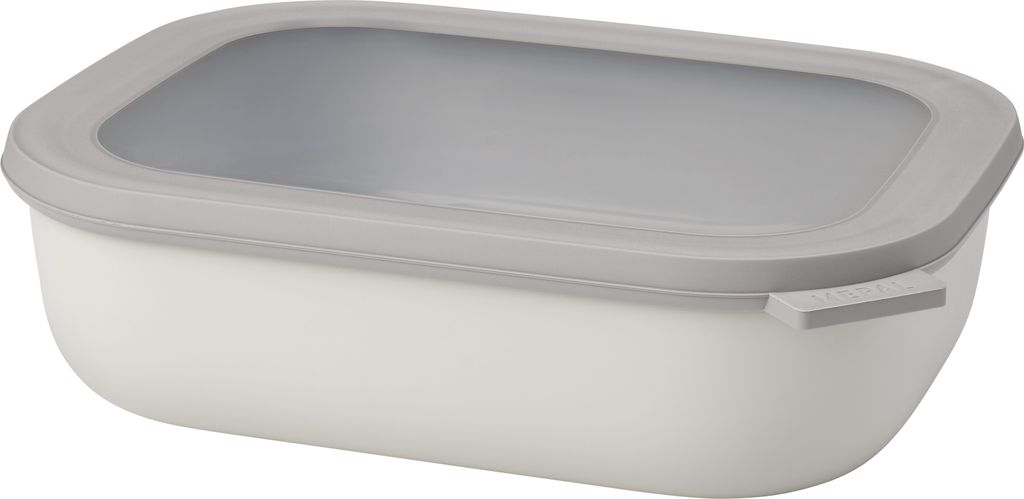 Multischüssel Cirqula rechteckig 2000 ml - Nordic white Produktbild 