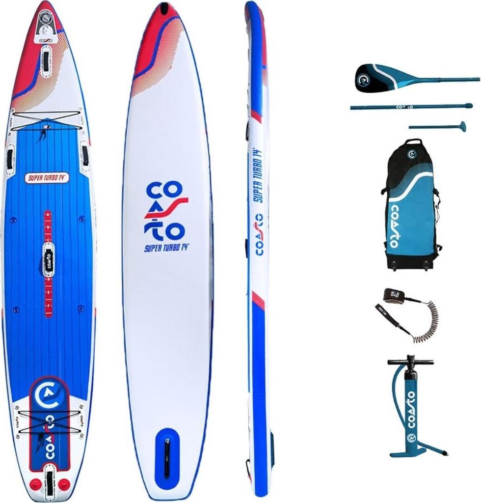 COASTO SUPER TURBO 14.0 SUP Board Stand Up Paddle Race Touring ISUP SUP 427x71cm