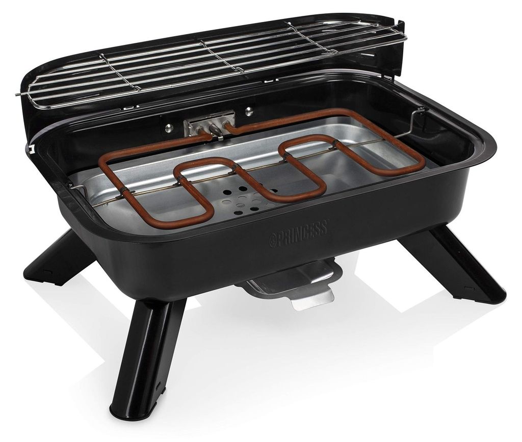 Hybridgrill Elektro- und Holzkohlegrill 2000 W Produktbild 