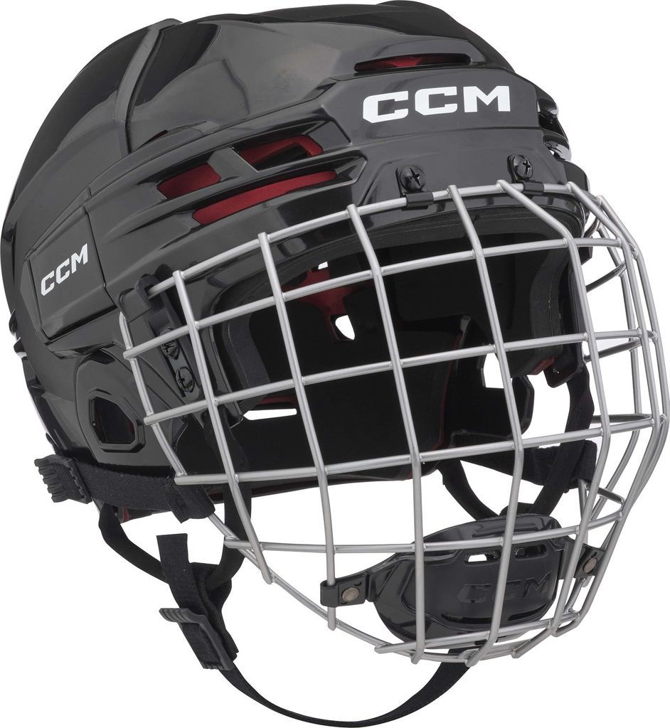 CCM HTC Tacks 70 Schwarz M Eishockey-Helm