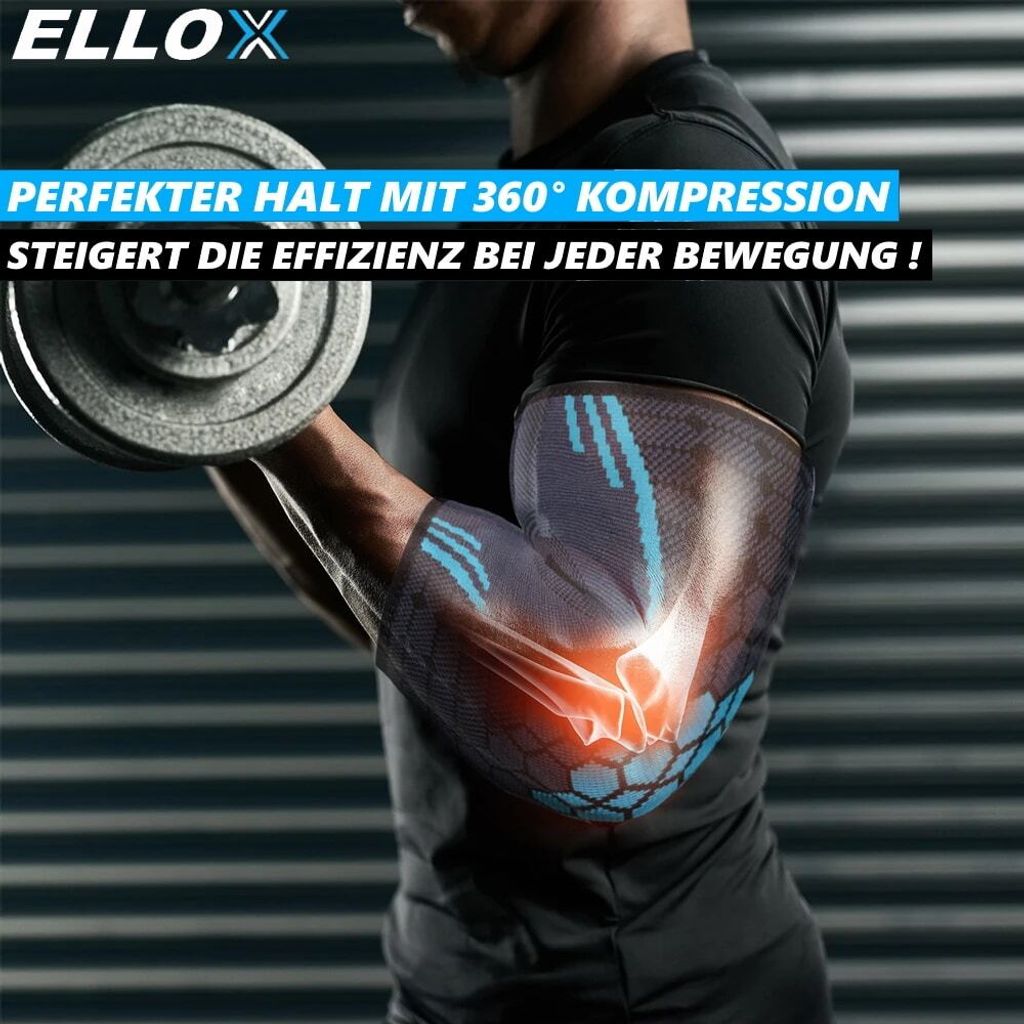 Tpubmity 2 Pezzi Tutore A Compressione Per Gomito,Fascia di supporto per Gomito,Gomitiere Palestra,per Golf,Tennis,Sport - Braccio Destro o Sinistro, Tutore Gomitiere per Uomo e Donne(M