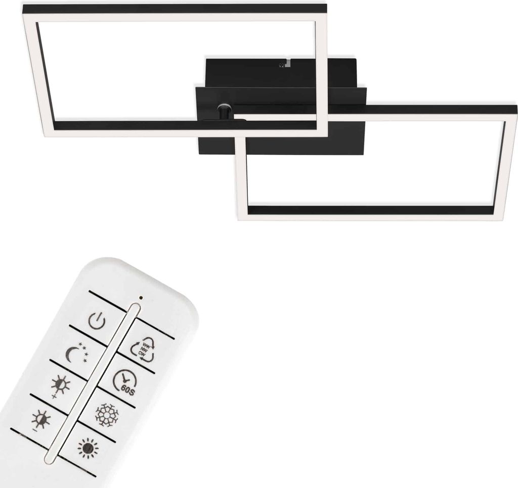BRILONER FRAME Lampada da soffitto a LED, telecomando, Immagine del prodotto 