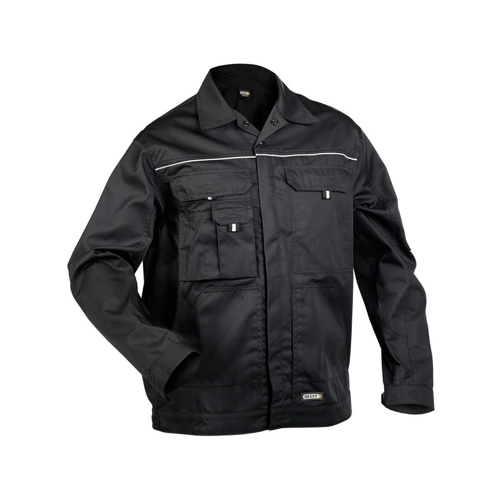 DASSY Nouville Arbeitsjacke SCHWARZ Gr.2XL Länge: STANDARD