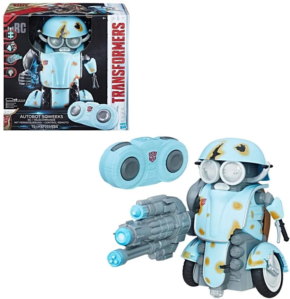 Transformers Movie 5 Sqweeks RC C0935EU4 : Robot Télécommandé Hasbro