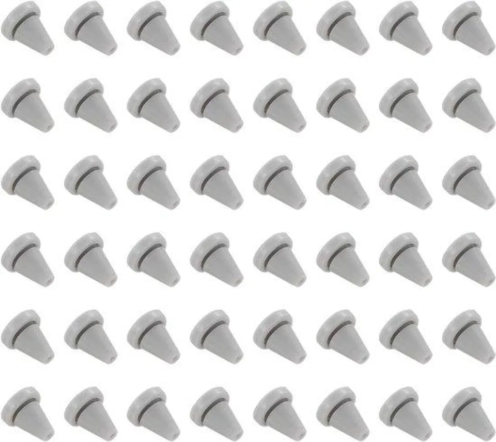 Finissez vos fuites de douche avec 60 embouts silicone gris foncé de 6mm