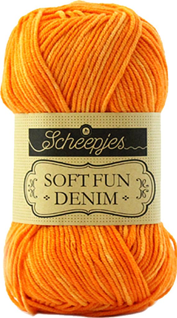 Scheepjes Softfun Denim 50g Orange 519