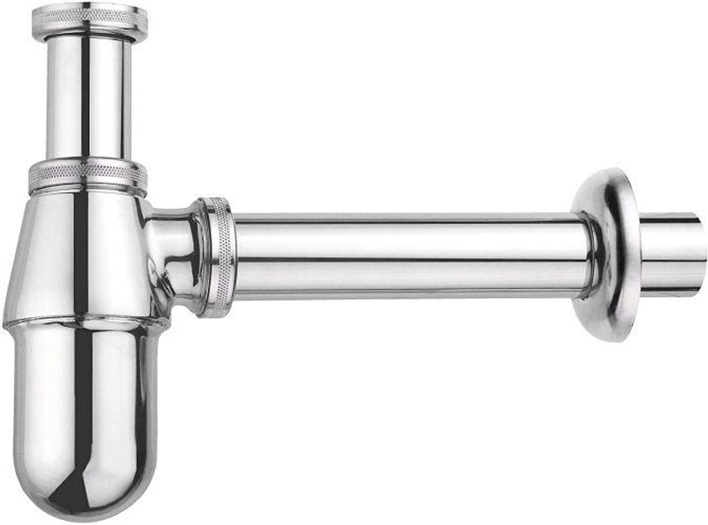 Cornat Flaschensiphon 1 1/4 x 32 mm Metall, verchromt Produktbild 