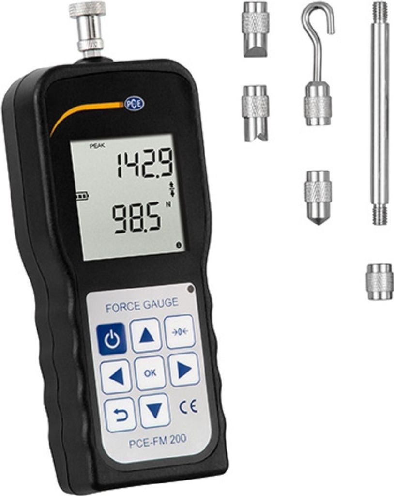 PCE Kraftmessgerät Dynamometer Zugspannungsmesser PCE-FM 200