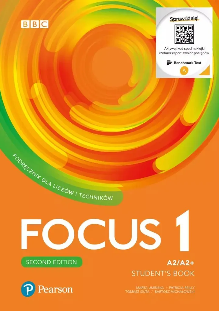 Focus 1 2nd Edition Student's Book A2 A2+ Online Practice Pearson