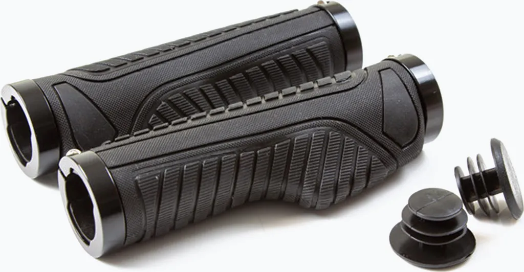 Poignées de guidon Clarks CE312 Lock-On noir CLA-CE-312 pour VTT