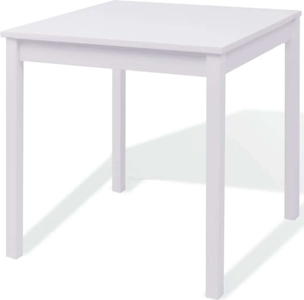 Petit ensemble de table et chaises blanche pour studio et petite cuisine