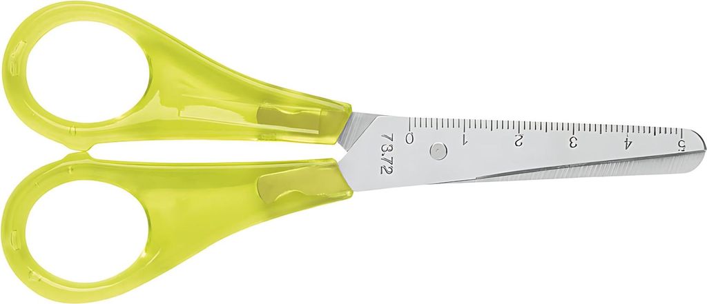 WEDO Bastelschere, 13 cm, runde Edelstahlblätter, Produktbild 