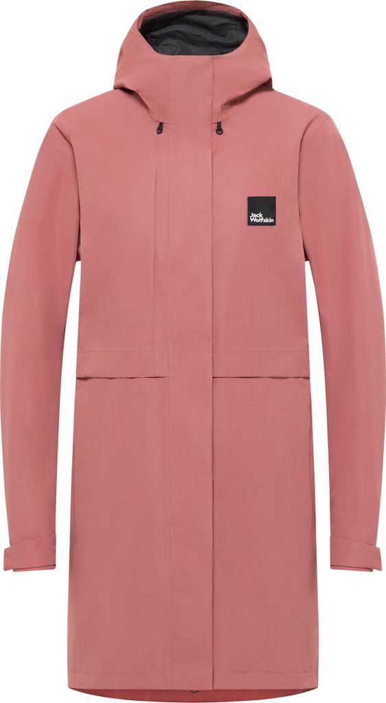 Jack Wolfskin Damen Terraview 2L Regenmantel mineral red M