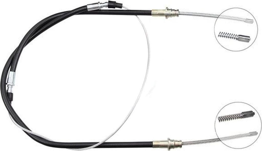A.B.S. Handbremsseil Seilzug Feststellbremse für SUBARU JUSTY I (KAD) Hinten K11535
