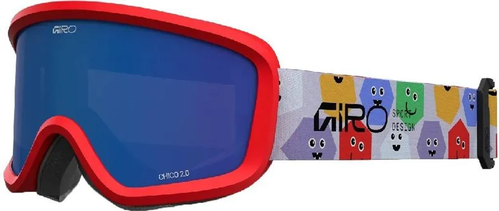 Masque de Ski Enfant pour Journée Ensoleillée Giro Chico 2.0 Rouge C3