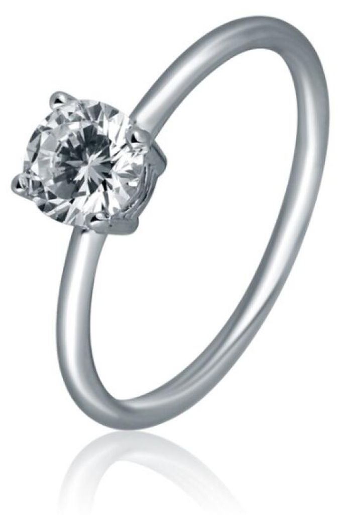 Eleganter Silberring mit Zirkon SVLR1129X61BI - Kreislauf: 56 mm