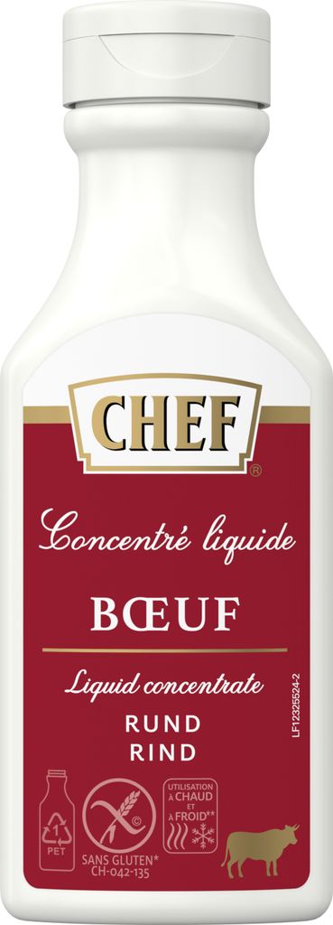 Koncentrát hovězího vývaru CHEF je vhodný do polévek a Obrázek produktu 