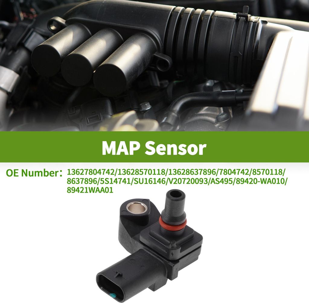 Manifold Absolute Pressure MAP Sensor Für BMW 1 Series E81 E87 118d 2.0 2004-2012 No.13627804742 1 Pc