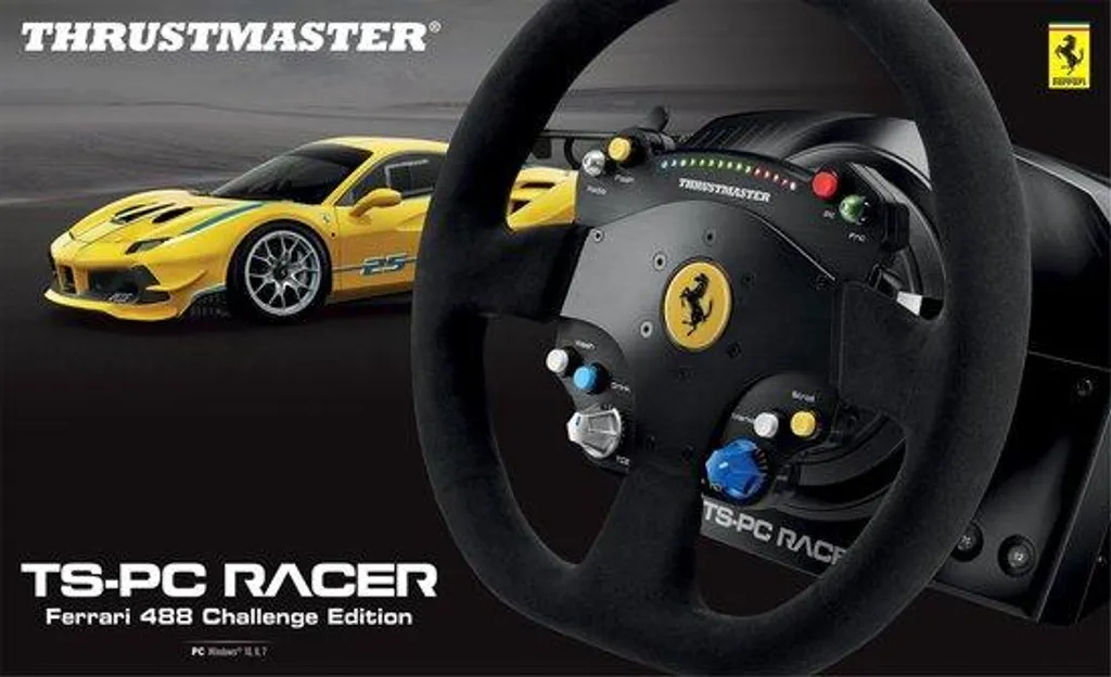 Volant Thrustmaster TS-PC RACER Ferrari 488 avec Retour de Force 40W PC - 13