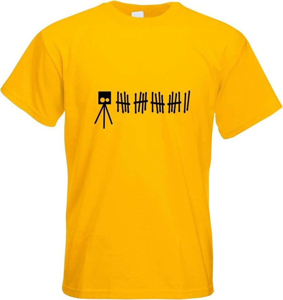 Kiwistar - T-Shirt - gelb - Motiv Bedruckt Funshirt Design Print - mit Motiv Bedruckt - Funshirt Design - Sport - Freizeit - Herren - M