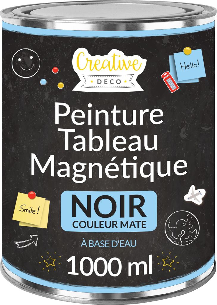 Creative Deco Peinture Ardoise Magnétique 1L - Tableau Noir Image du produit 