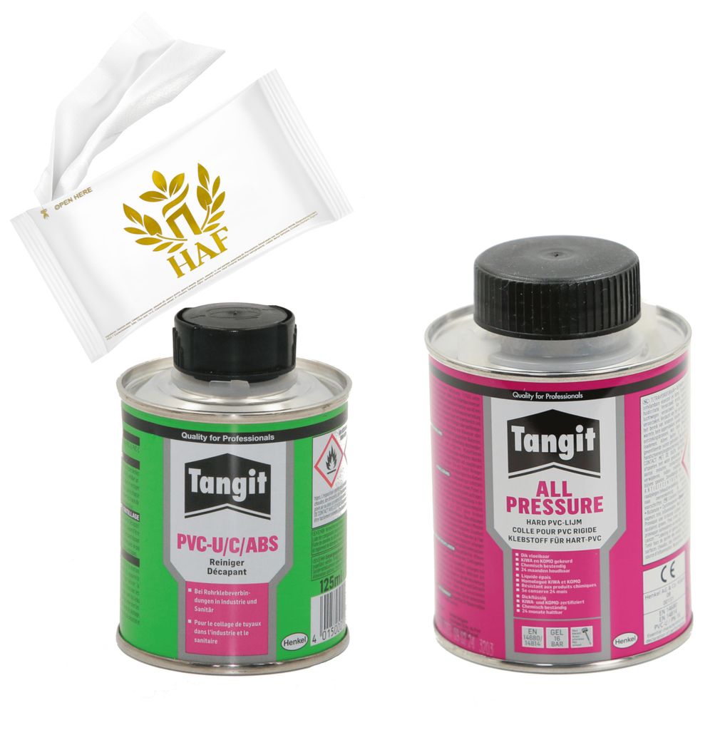 HAF Tangit PVC-U/C/ABS Reiniger & Primer in 125ml Dose + Produktbild 