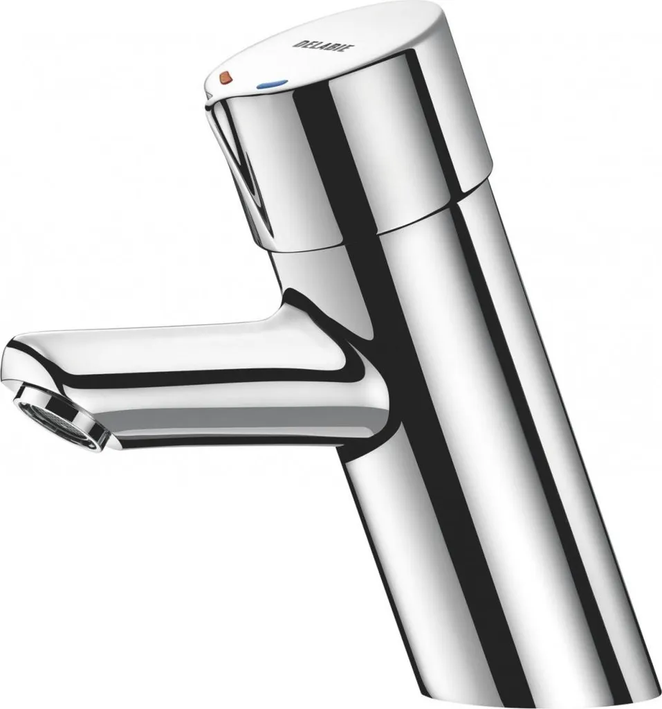 Mitigeur lavabo temporisé Tempomix DELABIE 795000 avec robinet d'arrêt
