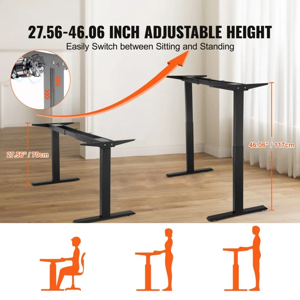 Base de table réglable en hauteur électrique pour poste de travail - 4