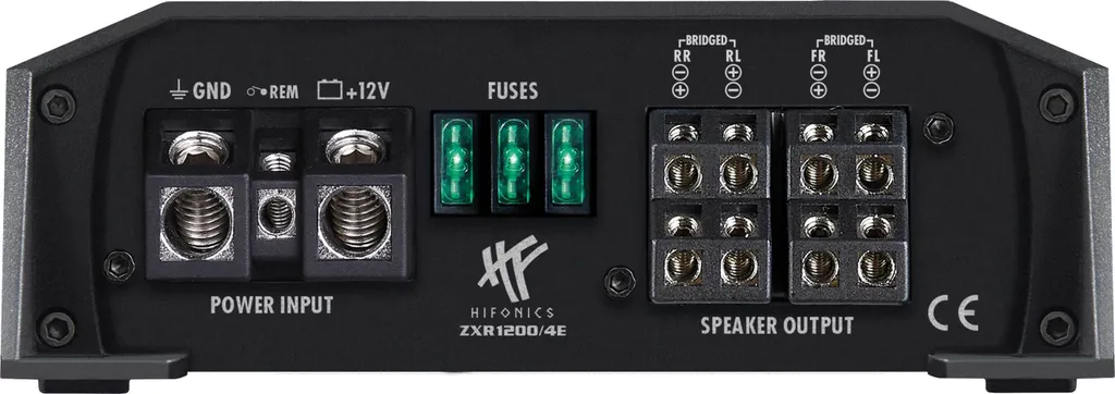 Amplificateur classe D compact Hifonics ZXR1200/4E ultra performant - 5