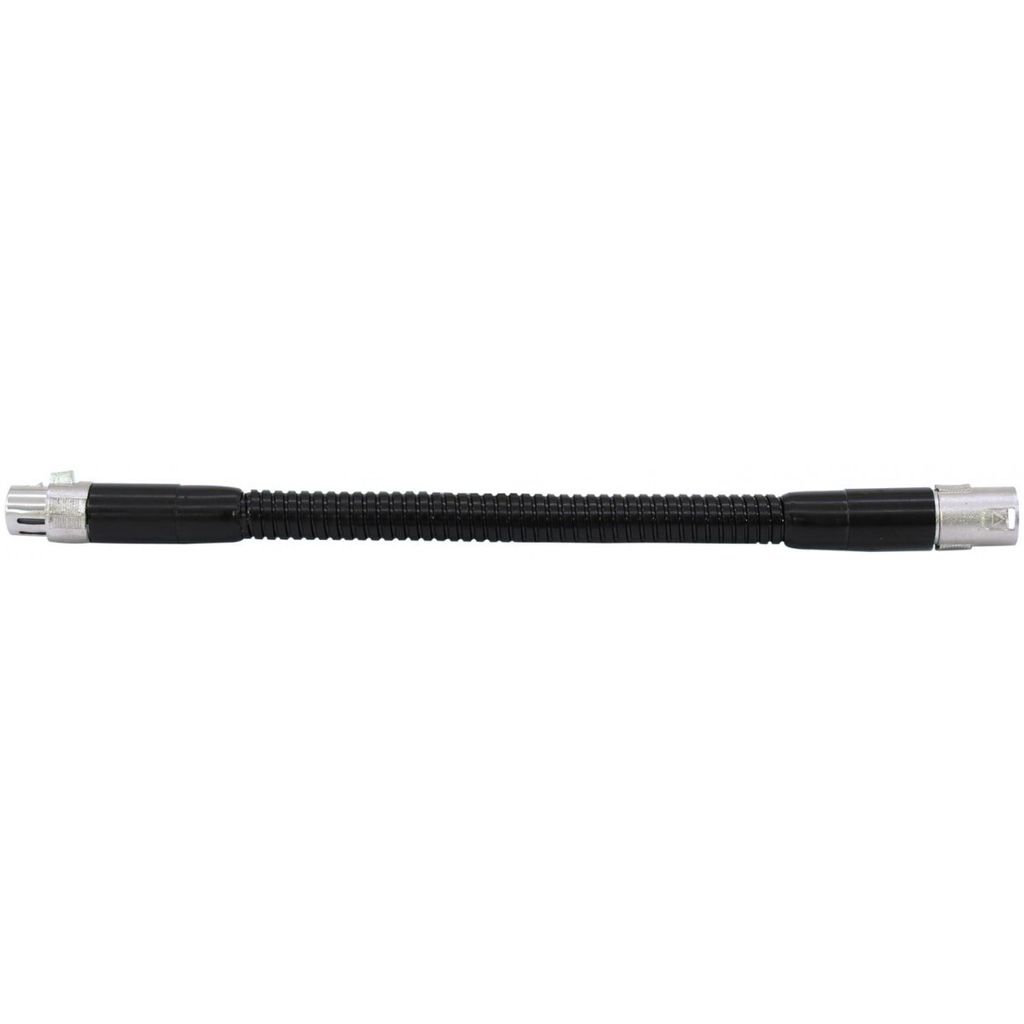 OMNITRONIC Schwanenhals schwarz XLR/XLR, 47cm