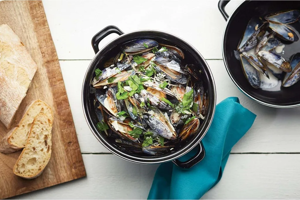 Hendi Pentola per Cozze 5L Smaltata: Qualità Professionale per la Tua Cucina - 6