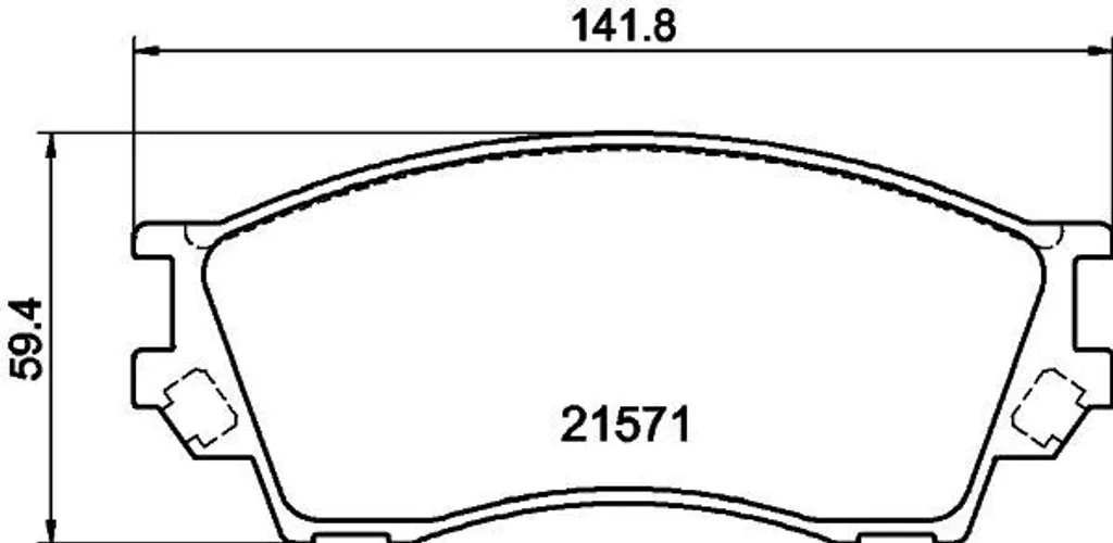 Plaquettes de frein haute résistance HELLA 1U1C3328Z pour Xedos 9 TA