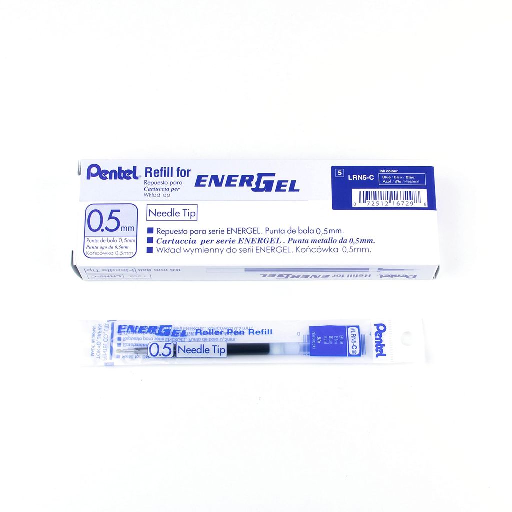 Pentel - GELRIPS FILLING PENTEL LRN5 ENERGEL F BLUE | 12 Image du produit 