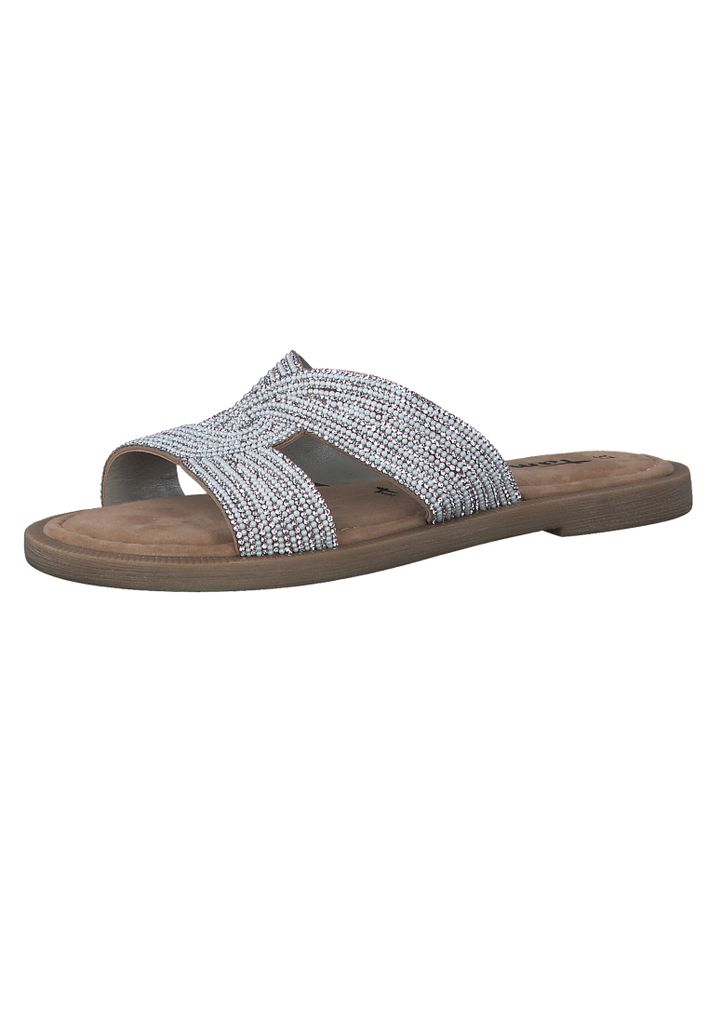 Tamaris Women Slides 1-27113-42/919 SILVER GLAM FS 2025, Größe:37