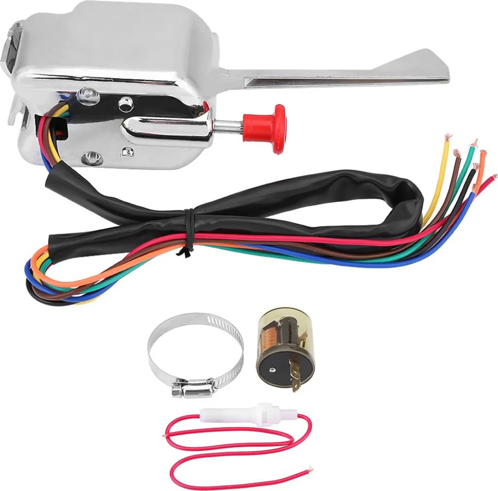 Interrupteur de clignotant P021-TS-HL101 pour Buick et Hot-Rod chromé