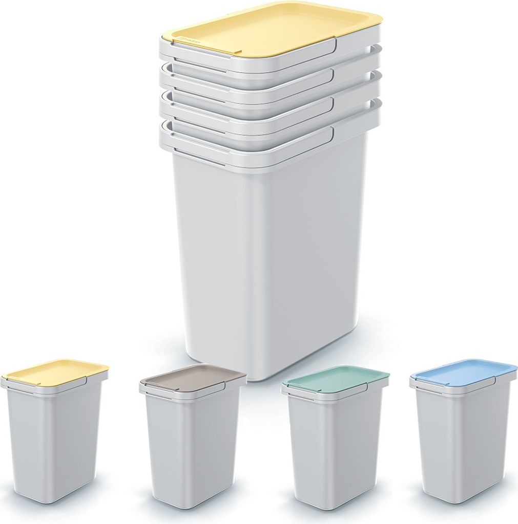 Kistenset 4x12 l systema sortibox ash