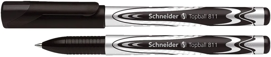 10x Schneider SN8111 penna roller Topball 811 0,5 mm nero